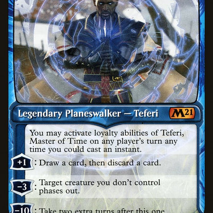 Teferi, Master of Time (Showcase) (291) [Core Set 2021]