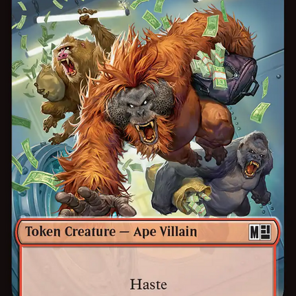 Copy (017) // Ape Villain (026) Double-Sided Token (Surge Foil) [Marvel Super Heroes Commander Tokens]
