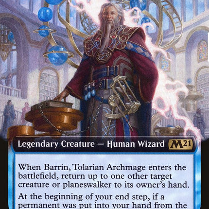 Barrin, Tolarian Archmage (Extended Art) [Core Set 2021]
