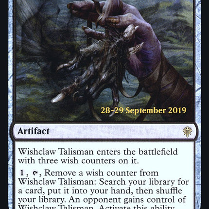 Wishclaw Talisman [Throne of Eldraine Prerelease Promos]