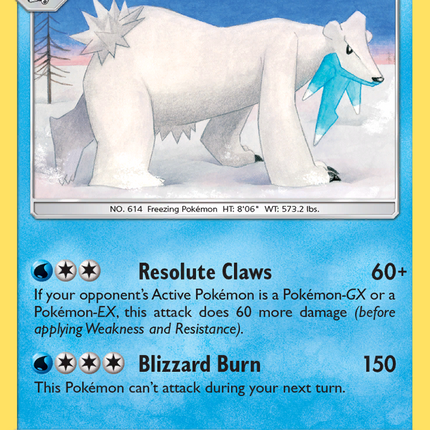 Beartic (62/214) [Sun & Moon: Lost Thunder]