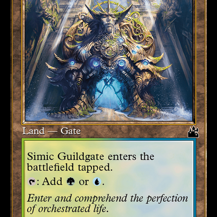 Simic Guildgate (Retro Frame) [Ravnica Remastered]