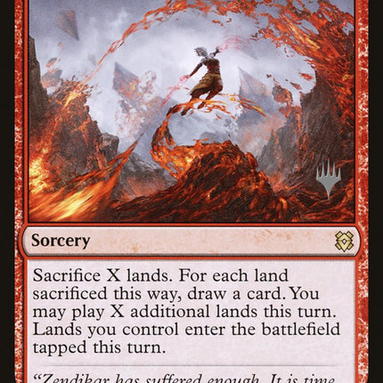Nahiri's Lithoforming (Promo Pack) [Zendikar Rising Promos]