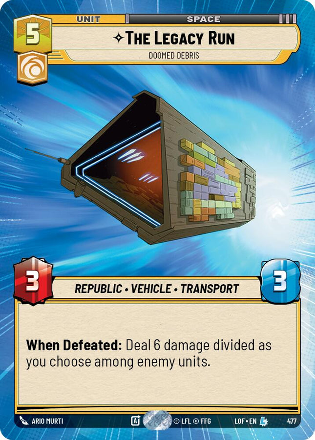 The Legacy Run - Doomed Debris (477) (Hyperspace) (477) [Legends of the Force]