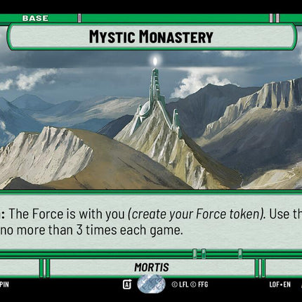 Mystic Monastery (530) (Foil) (530) [Legends of the Force]