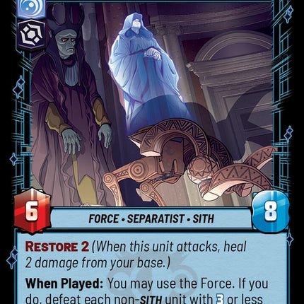 Darth Sidious - The Phantom Menace (541) (Foil) (541) [Legends of the Force]