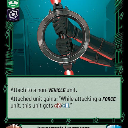 Inquisitor's Lightsaber (592) (Foil) (592) [Legends of the Force]