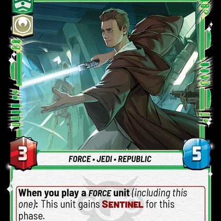 Obi-Wan Kenobi - Protective Padawan (598) (Foil) (598) [Legends of the Force]