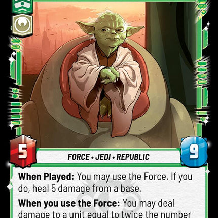 Yoda - My Ally is the Force (603) (Foil) (603) [Legends of the Force]
