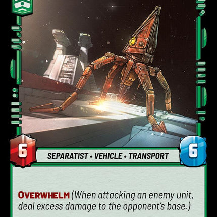 Trident Assault Ship (622) (Foil) (622) [Legends of the Force]