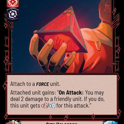 Sith Holocron (640) (Foil) (640) [Legends of the Force]