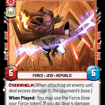 Mace Windu - Leaping into Action (651) (Foil) (651) [Legends of the Force]