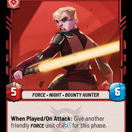 Asajj Ventress - Harden Your Heart (667) (Foil) (667) [Legends of the Force]
