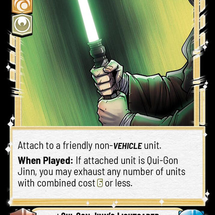 Qui-Gon Jinn's Lightsaber (703) (Foil) (703) [Legends of the Force]
