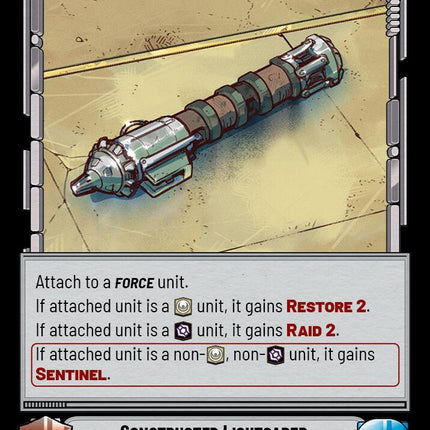 Constructed Lightsaber (763) (Foil) (763) [Legends of the Force]