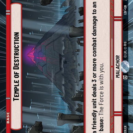 Temple of Destruction (769) (Hyperspace Foil) (769) [Legends of the Force]