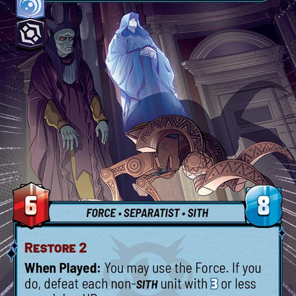 Darth Sidious - The Phantom Menace (779) (Hyperspace Foil) (779) [Legends of the Force]