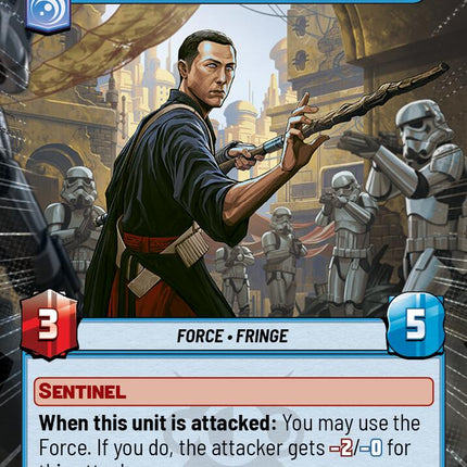 Chirrut Imwe - Blind, but not Deaf (807) (Hyperspace Foil) (807) [Legends of the Force]