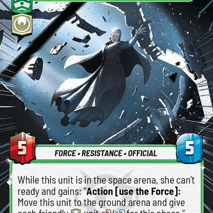 Leia Organa - Extraordinary (838) (Hyperspace Foil) (838) [Legends of the Force]