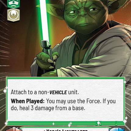 Yoda's Lightsaber (842) (Hyperspace Foil) (842) [Legends of the Force]