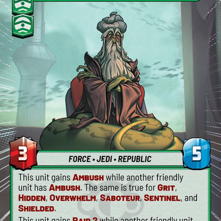 Oppo Rancisis - Ancient Councilor (845) (Hyperspace Foil) (845) [Legends of the Force]
