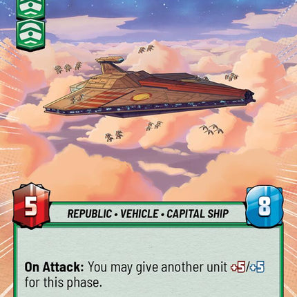 Acclamator Assault Ship (846) (Hyperspace Foil) (846) [Legends of the Force]