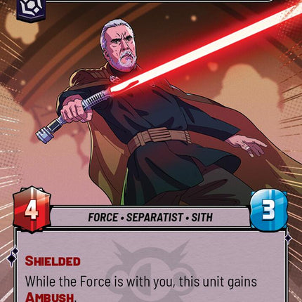Darth Tyranus - Servant of Sidious (971) (Hyperspace Foil) (971) [Legends of the Force]