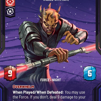 Savage Opress - Imbued With Hate (1073) (Prestige Foil) (1073) [Legends of the Force]