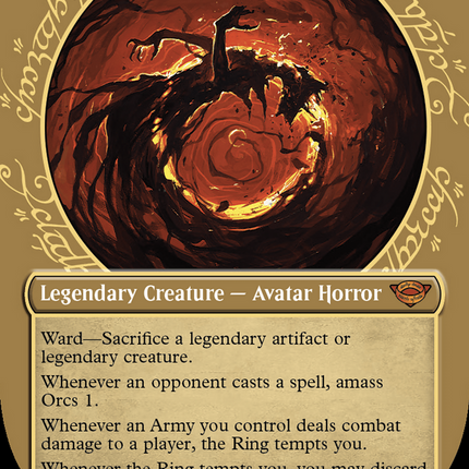 Sauron, the Dark Lord (Showcase) (Surge Foil) [The Lord of the Rings: Tales of Middle-Earth]