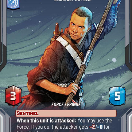 Chirrut Imwe - Blind, but not Deaf (1092) (Prestige Foil) (1092) [Legends of the Force]