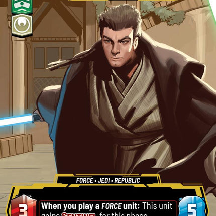 Obi-Wan Kenobi - Protective Padawan (1096) (Prestige Foil) (1096) [Legends of the Force]