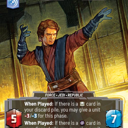 Anakin Skywalker - Champion of Mortis (1113) (Prestige Foil) (1113) [Legends of the Force]