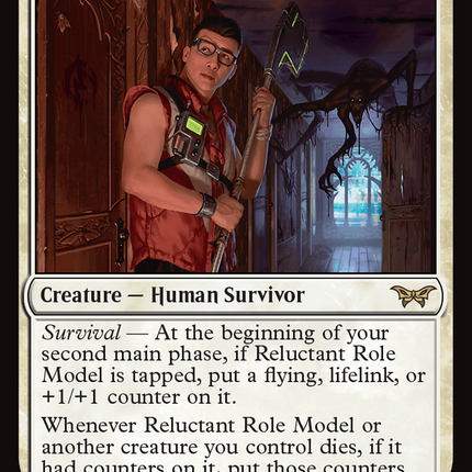 Reluctant Role Model (0289) [Duskmourn: House of Horror]