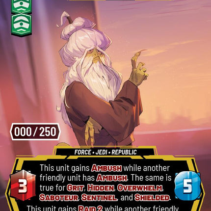 Oppo Rancisis - Ancient Councilor (1145) (Serialized) (1145) [Legends of the Force]