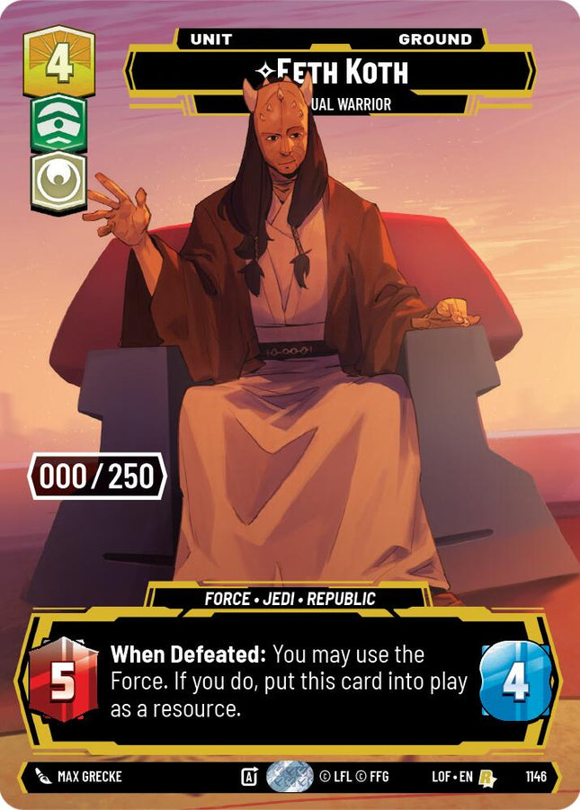 Eeth Koth - Spiritual Warrior (1146) (Serialized) (1146) [Legends of the Force]