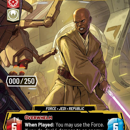 Mace Windu - Leaping into Action (1148) (Serialized) (1148) [Legends of the Force]