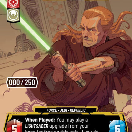 Cin Drallig - Esteemed Blademaster (1151) (Serialized) (1151) [Legends of the Force]