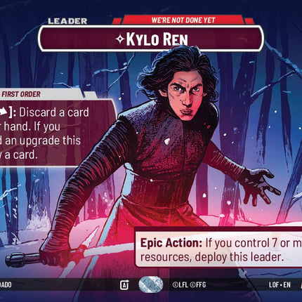 Kylo Ren - We're Not Done Yet (1005) (Showcase) (1005) [Legends of the Force]