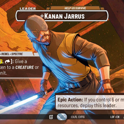 Kanan Jarrus - Help Us Survive (1008) (Showcase) (1008) [Legends of the Force]