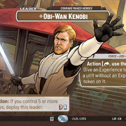 Obi-Wan Kenobi - Courage Makes Heroes (1012) (Showcase) (1012) [Legends of the Force]