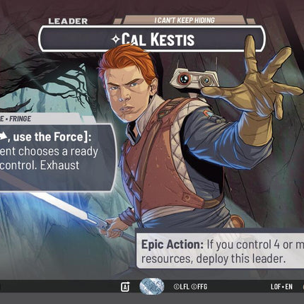 Cal Kestis - I Can't Keep Hiding (1019) (Showcase) (1019) [Legends of the Force]
