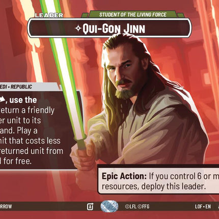 Qui-Gon Jinn - Student of the Living Force (1020) (Showcase) (1020) [Legends of the Force]