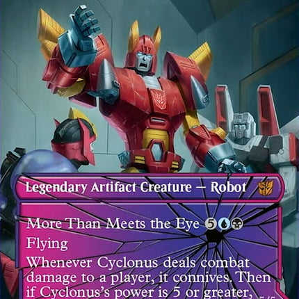 Cyclonus, the Saboteur // Cyclonus, Cybertronian Fighter (Shattered Glass) [Transformers]