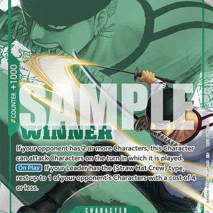 Roronoa Zoro (Winner Pack 2025 Vol. 3) [One Piece Promotion Cards]