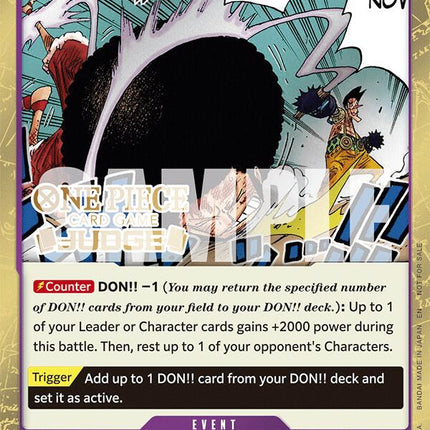 Slow-Slow Beam Sword (Judge Pack Vol. 6) [One Piece Promotion Cards]