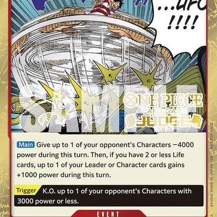 Gum-Gum UFO (Judge Pack Vol. 6) [One Piece Promotion Cards]