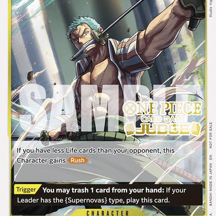 Roronoa Zoro (Judge Pack Vol. 6) [One Piece Promotion Cards]