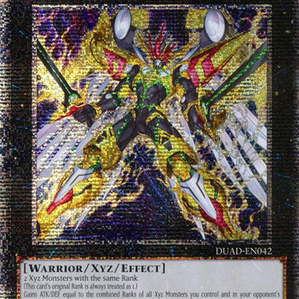 Number F0: Utopic Future Zexal (Starlight Rare) [DUAD-EN042] Starlight Rare
