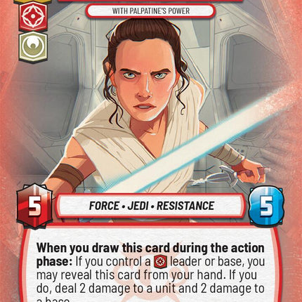 Rey - With Palpatine's Power (29) (29) [Legends of the Force: Weekly Play]
