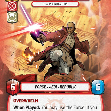Mace Windu - Leaping into Action (30) (30) [Legends of the Force: Weekly Play]